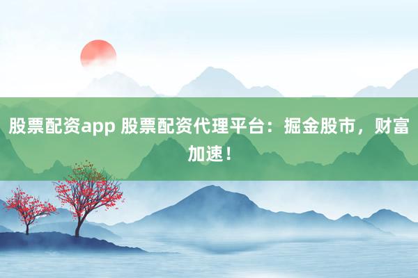 股票配资app 股票配资代理平台：掘金股市，财富加速！