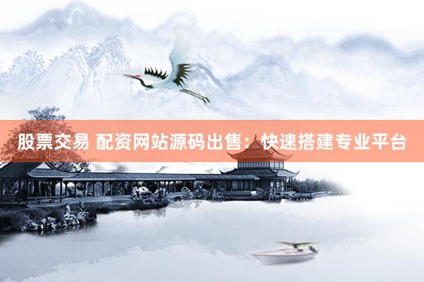 股票交易 配资网站源码出售：快速搭建专业平台